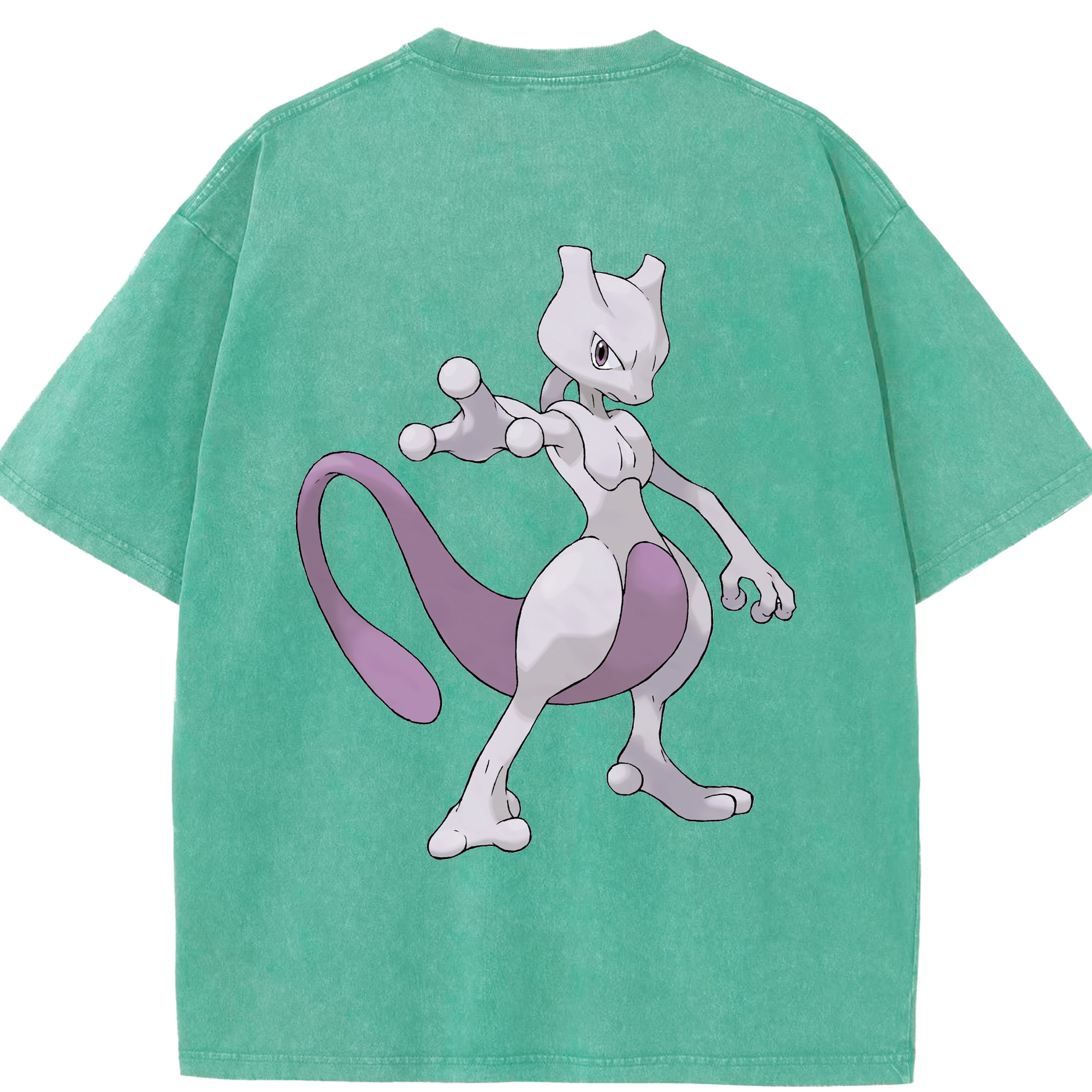 （画像用） ポケットモンスター Pokémon 綿100% ヴィンテージ風 半袖Tシャツ（背面プリント）